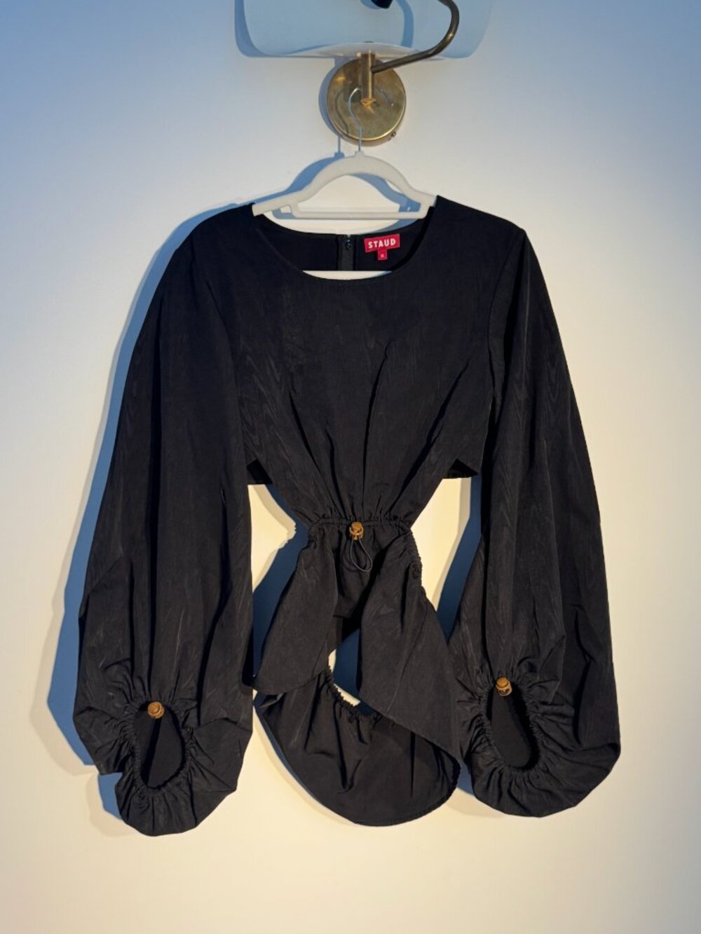 staud long sleeve shirt